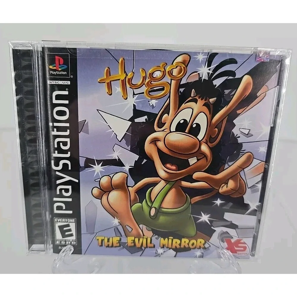 Hugo: The Evil Mirror (Sony PlayStation 1 PS1)‎ BRAND NEW SEALED, w/ Hangtab